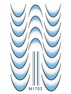 Слайдер Mezze набор Френч двойной (без вырезания) из каталога Слайдеры MEZZE Наборы 8 шт, в интернет-магазине BPW.style
